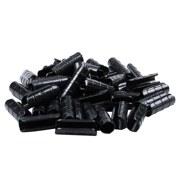 

Promotion! 50Pcs Greenhouse Frame Pipe Tube Clip Film Net Shade Sails Clamp Garden Tools-25Mm