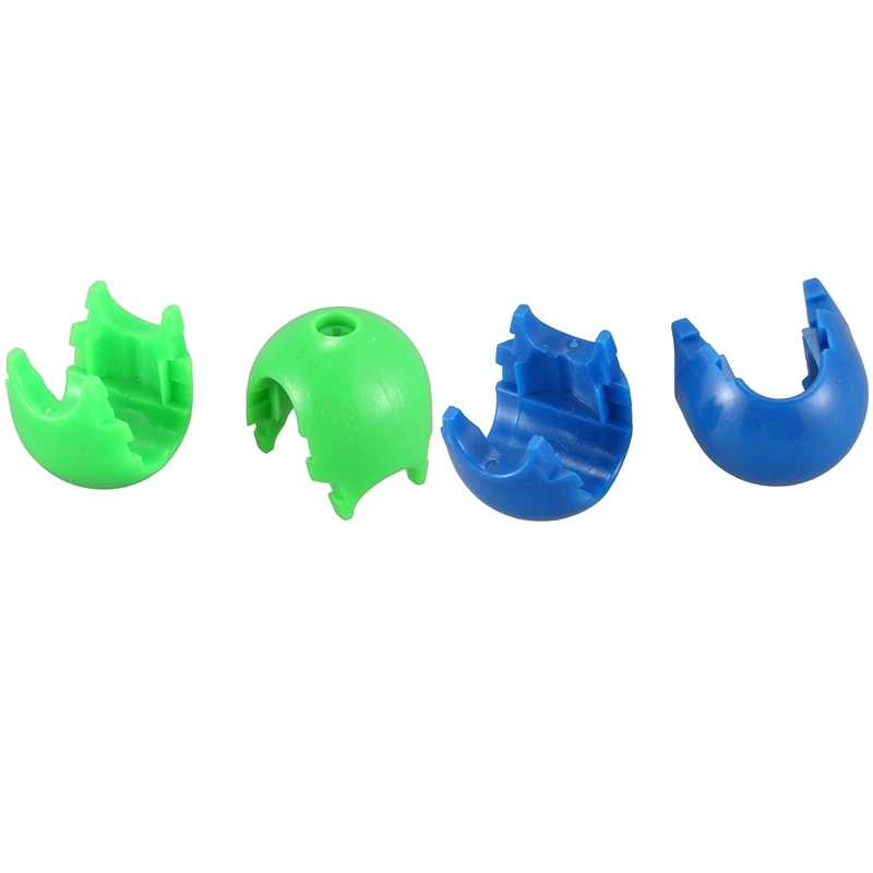 20Pcs Climbing Rope Net Plastic Connector Buckle for Outdoor Amusement Swing Parts Blue &amp Green | Спорт и развлечения