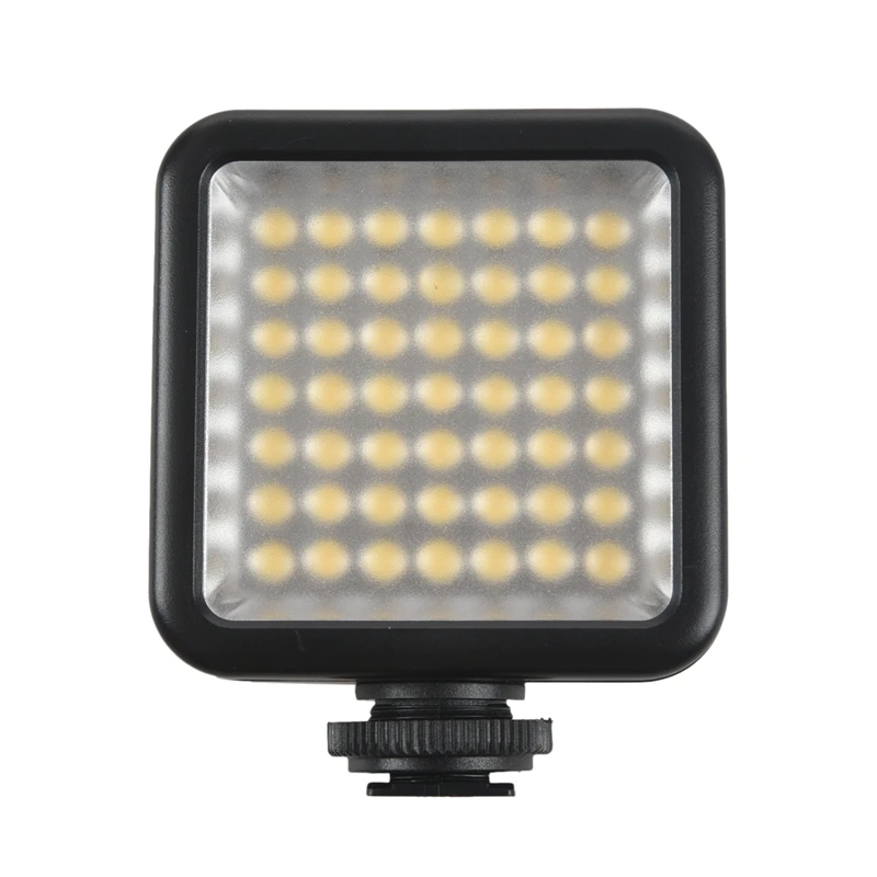 

Mini DC 3V 5.5W 49 LED Video Camera Light Panel Lamp 6000K for Canon Nikon DSLR Camera Camcorder DVR DV