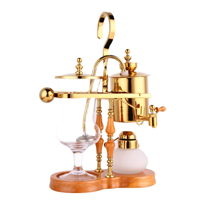 Royal Belgium Pot Siphon Coffee Maker Set Sent To Taiwan's Big Hand Wheel Bean Grinder Stainless Steel |