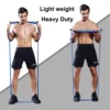 Portable Gym Bar Resistance Band Training Bar Foe Women Men Squats Strength Workout Pilates Exercise Home Fitness Equipment 6