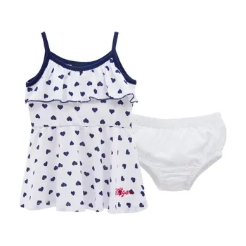 

Honeyzone Vestido Princesa Ropa Recien Nacido Baby Dresses Girl Dot Lovely Print Anniversaire Fille Sweet Heart Newborn Clothes