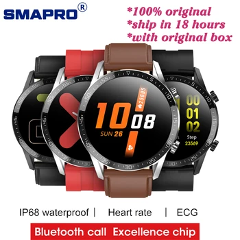 

L13C Smart Watch Men ECG Heart Rate Blood Pressure Bluetooth Call Waterproof Notifications Sync VS L16 L13 Men SmartWatch