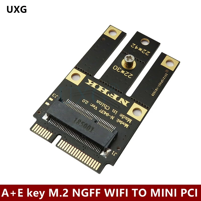 Для беспроводной карты Wi Fi Bluetooth A + E Key M.2 NGFF модуль для мини PCIE