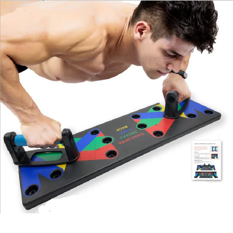 9 In 1 Push Up Rack Board Stands Body Building Training System Gym Equipment For Men Women