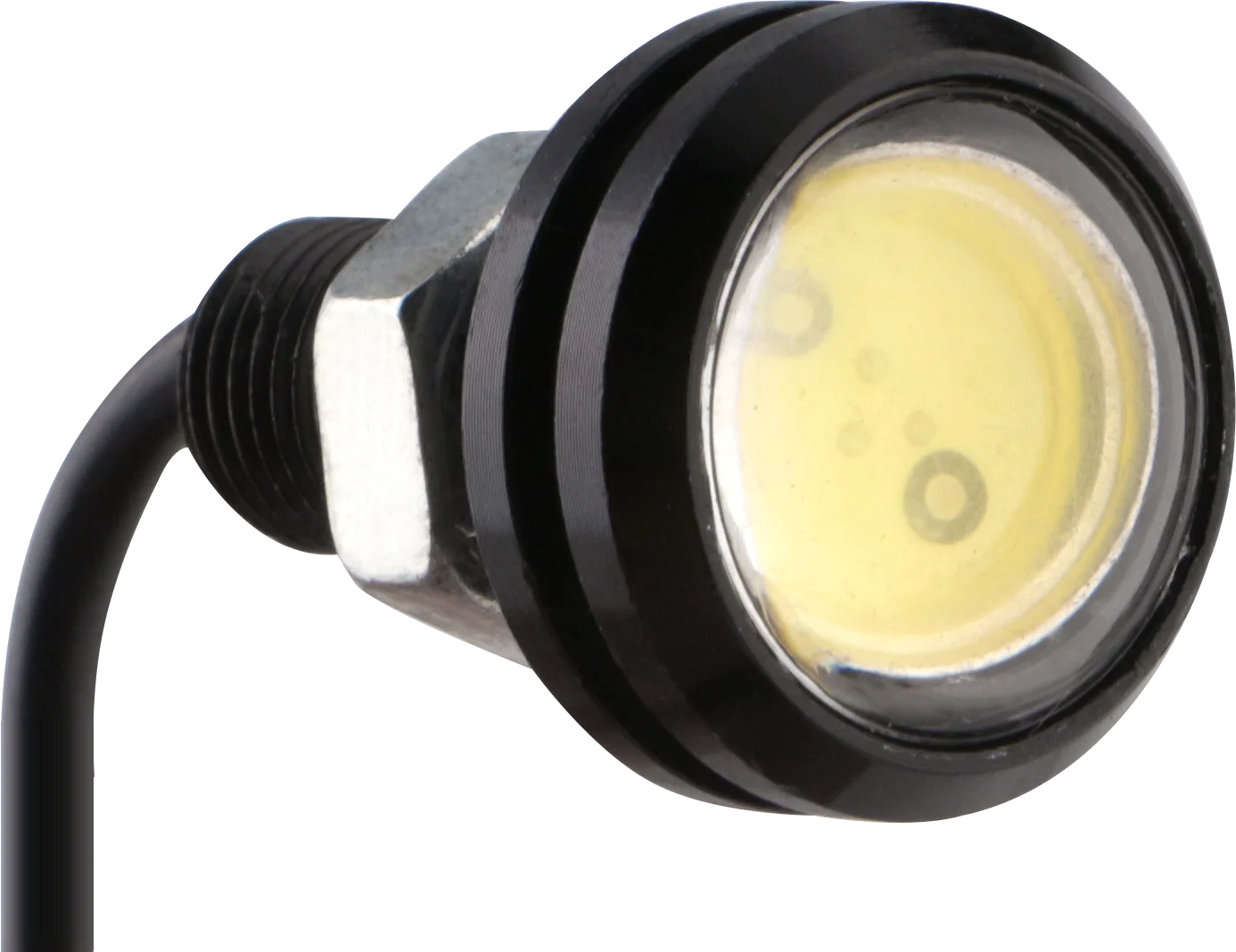 YM E-Bright 25 пар(50 шт.) Drl светодиодный автомобильный светильник s 3 Вт 23 мм орлиные глаза дневной ходовой светильник белый синий красный зеленый Янтарный 12 в авто лампа