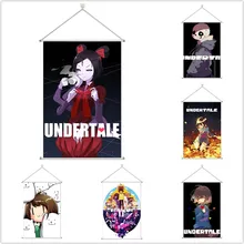 

Undertale Sans Frisk Chara Muffet Alloy Scroll Cartoon Comic Scroll Hanging Wall Decor
