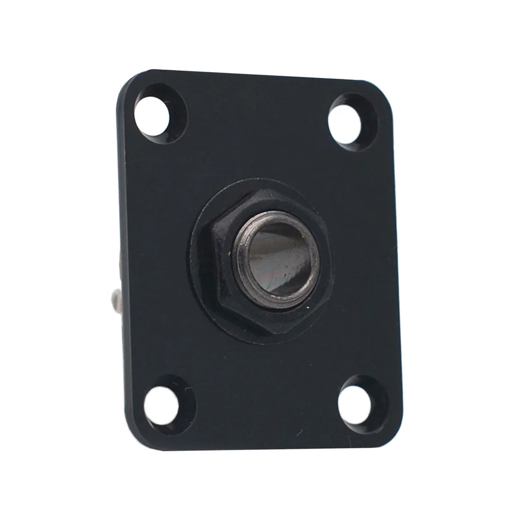 Square Electric Guitar Output Jack Socket Plate for Les Paul Replacement 3 Colors