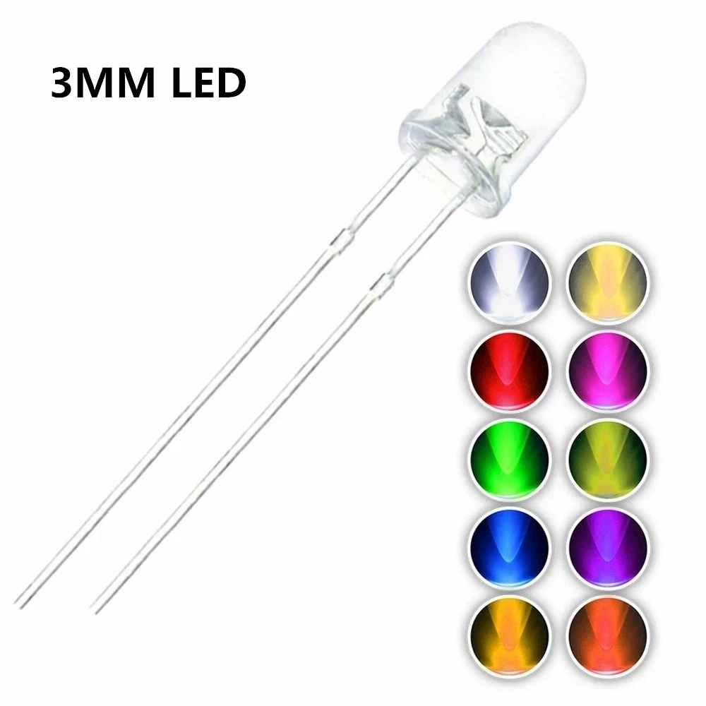 Barthelme Assortiment De LEDs Rouge, Bleu, Vert, Jaune, Blanc