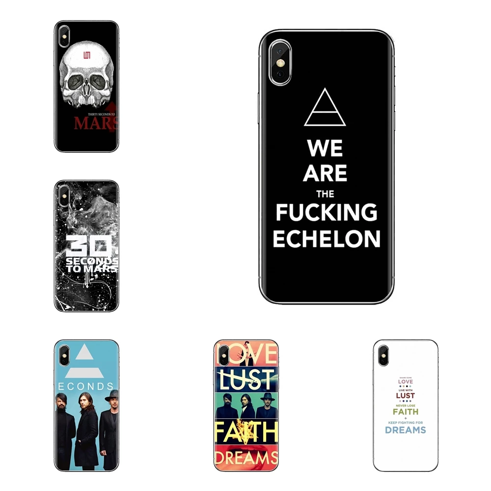 Для iPod Touch Apple iPhone 4 4s 5 5S SE 5C 6 6S 7 8 X XR XS Plus MAX 30 Seconds To Mars Do или Die прозрачные мягкие