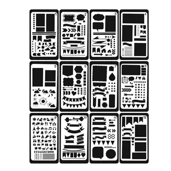 

Heart Star Geometry Painting Template Drawing Board Stencil Decoration Tool 2020 new