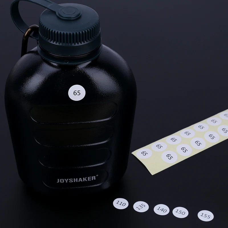 

50-165 round 15MM children's clothing code size label paper classification Product sequence Material sorting digital sticker