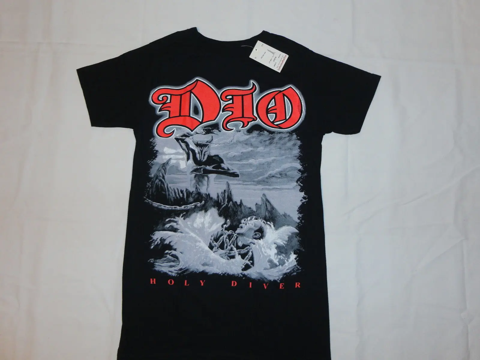 

Dio Holy Diver Demon New T Shirt S 3Xl Metal Rock Black Sabbath Ozzy Evil T Shirt Men Summer Casual 2017 New Brand Top Tee