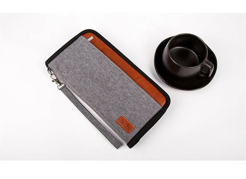  New Multi-Function Passport Package Rfid Anti-Theft Card Package Id Package Long Travel Passport Wallet Clip  TNT68 (7)