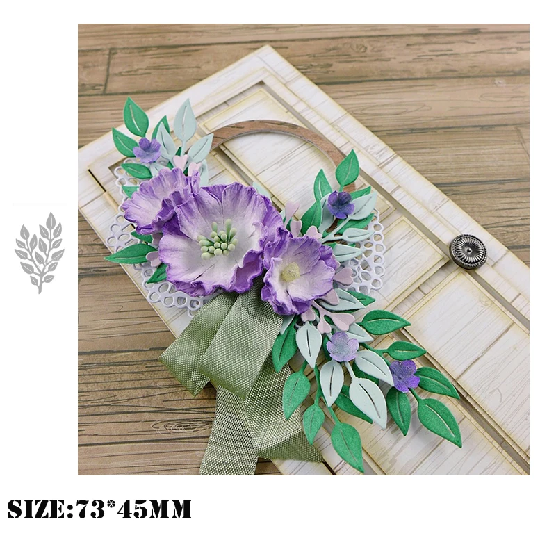 

New Metal Cutting Dies for 2021 DIY Scrapbooking Photo Album Leaves Paper Mold Decorative Card Craft Embossed Template Stencil