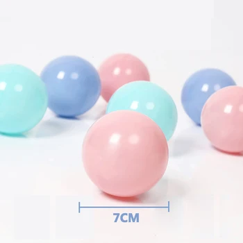 Eco-Friendly Plastic Ocean Ball - 100 Pcs 7Cm