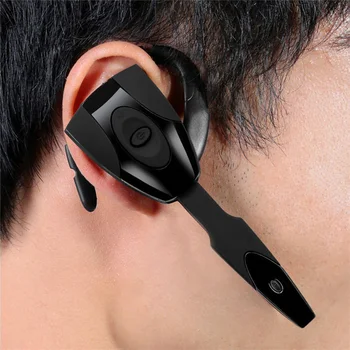 

Wireless Bluetooth Stereo Headset Earphone With Ear Hooks Mic Handsfree Call Ear-hook Earphones For IPhone Android IOS