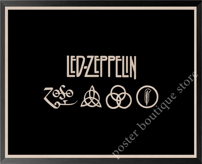 Led Zeppelin рок-н-РОЛ постер, Jimmy страница, Роберт Плант винтажные наклейки домашний Декор наклейки на стену девять процентов/7