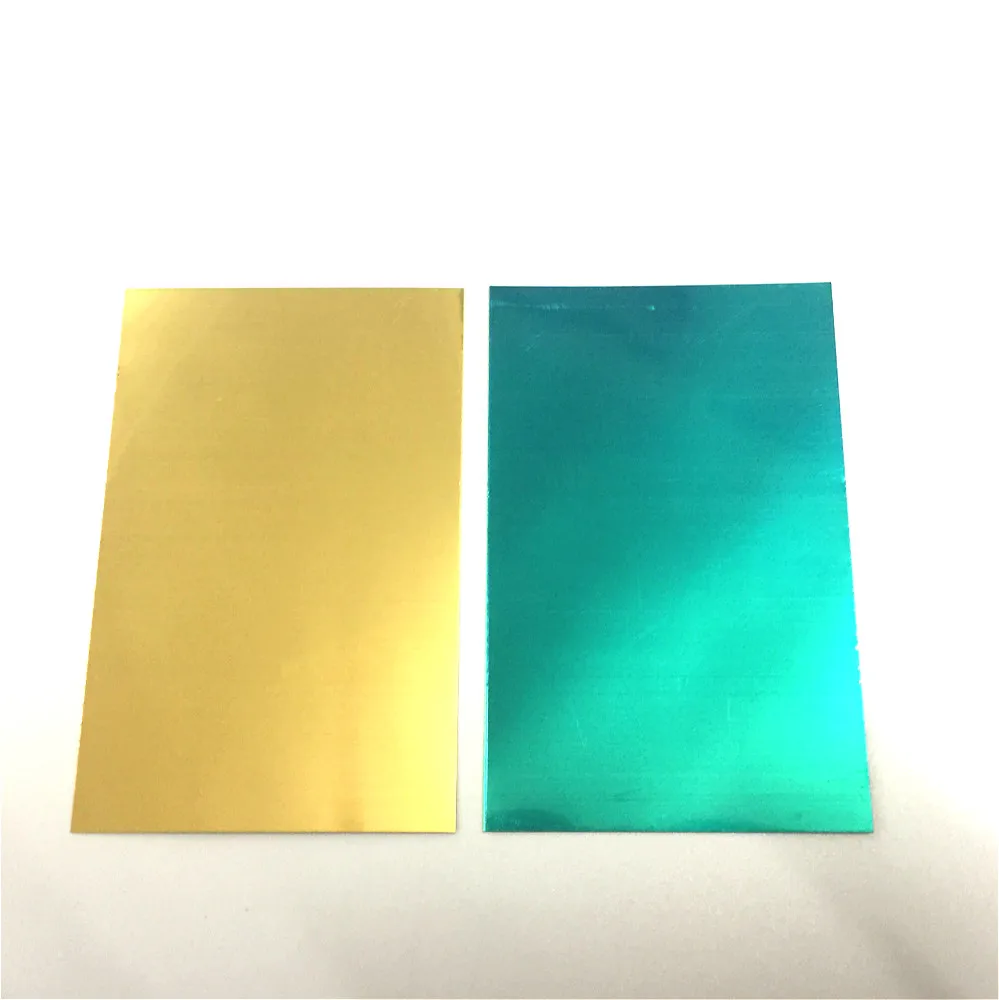 Hall Groove Electroplating Brass Cathode Plate 100*65*0.2mm Special For