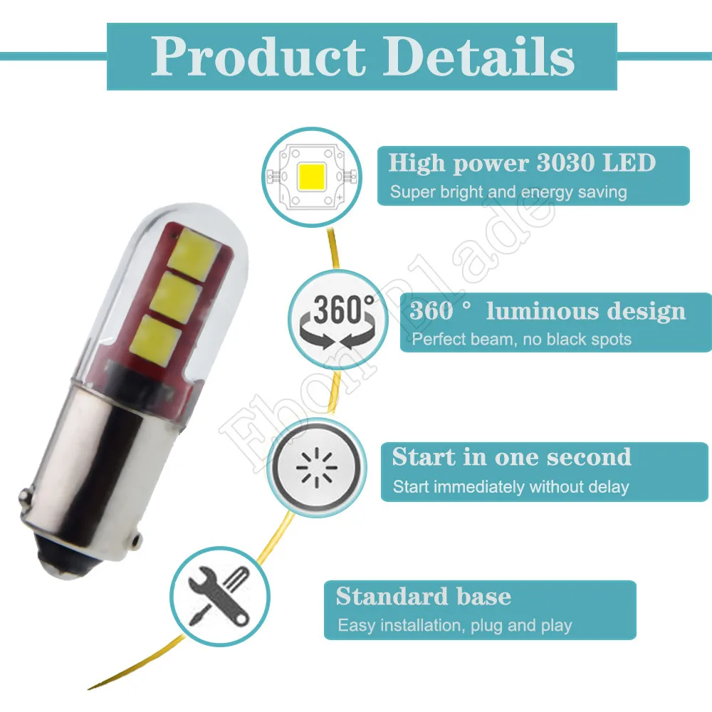 LED ڵ , BA9S BAX9S BAY9S, T4W, T11, H6W, H21W,    ̵  , ڵ  ,  12V DC, 2 