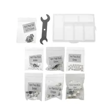 1 комплект ручной Бисероплетение машина одежда Кепка жемчуг шарик заклепки ремесло для DIY ремонт кружева вязать шляпа инструменты для волос