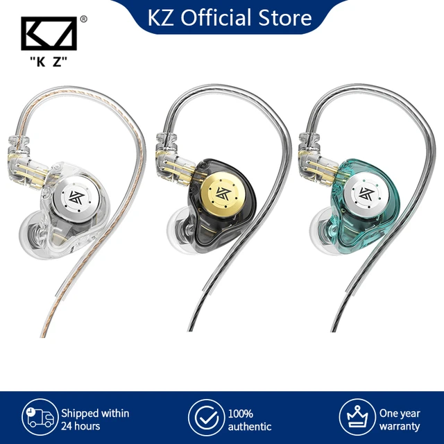 KZ EDX pro auriculares de graves para Monitor de oído, auriculares  deportivos con cancelación de ruido