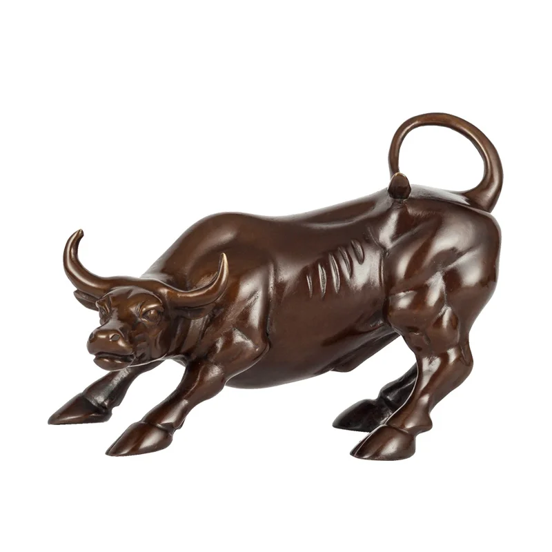 

Настенная уличная Золотая свирепого быка OX Статуэтка скульптура заряжаемая в наличии статуя быка для дома офиса Декор подарок