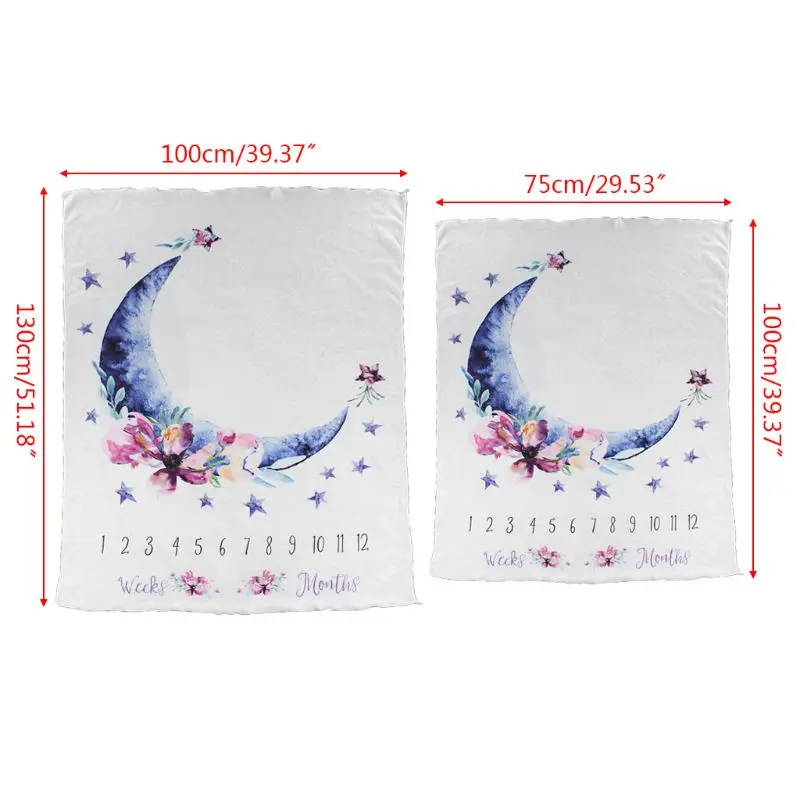 

Newborn Photography Wrap Baby Milestone Commemorative Blanket Newborn Full Moon Photo Background Cloth Photography Prop