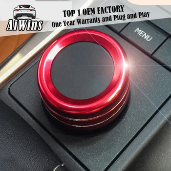 

Aiwins For Lexus RX300 NX200 300H ES200 250 CT IS Navigation Air Conditional Control Switch Knob Ring Decoration trim Car Sty