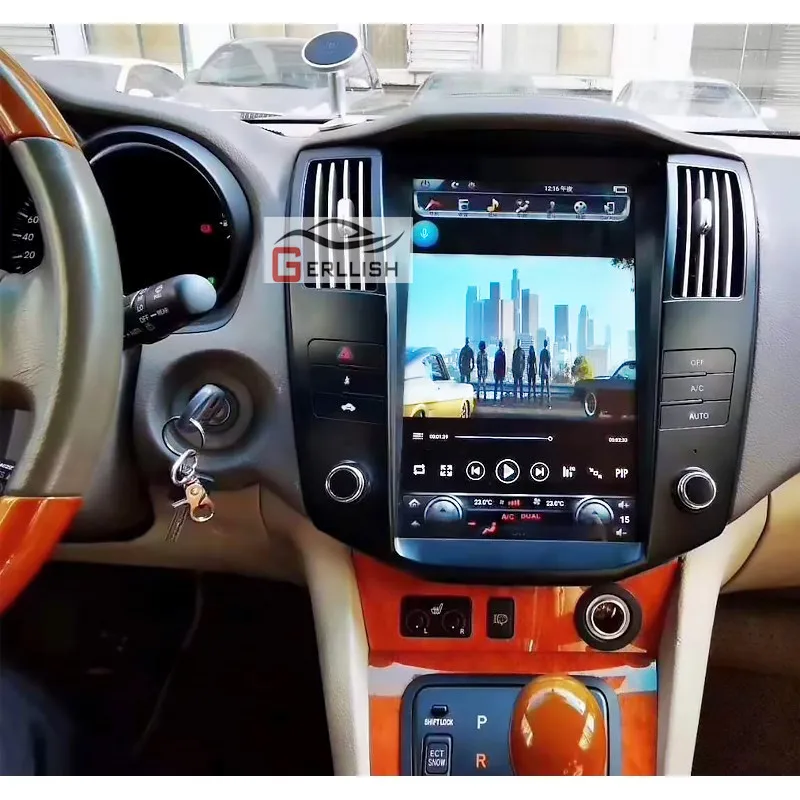 12," Tesla стиль вертикальный экран Android автомобильный стерео dvd-плеер для Lexus RX330 RX350 RX400 автомобильный Радио Автомобильный gps навигатор