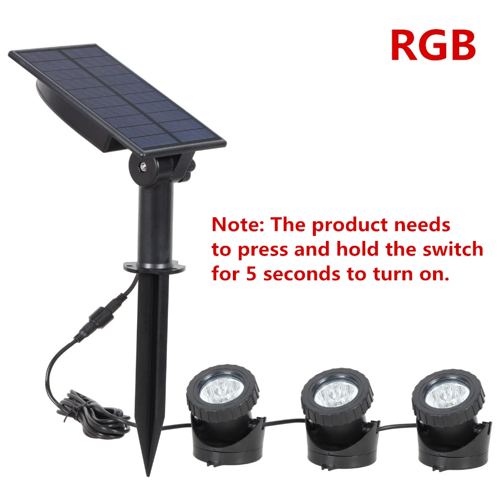 T-SUN 1/2/3/5 RGB Solar Light Outdoors IP65 Solar Lawn Light Solar Power Light For Garden Path Pool Decoration Underwater Light solar outside lights Solar Lamps