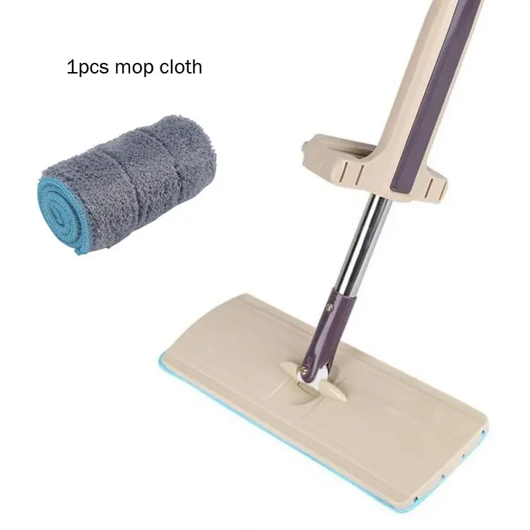 contain 1 mop cloth Ручная стирка ленивая Швабра волшебный очиститель самоотжимаемый супервпитывающий коврик Бытовая Чистка Автоматическая обезвоживание - Цвет: contain 1 mop cloth