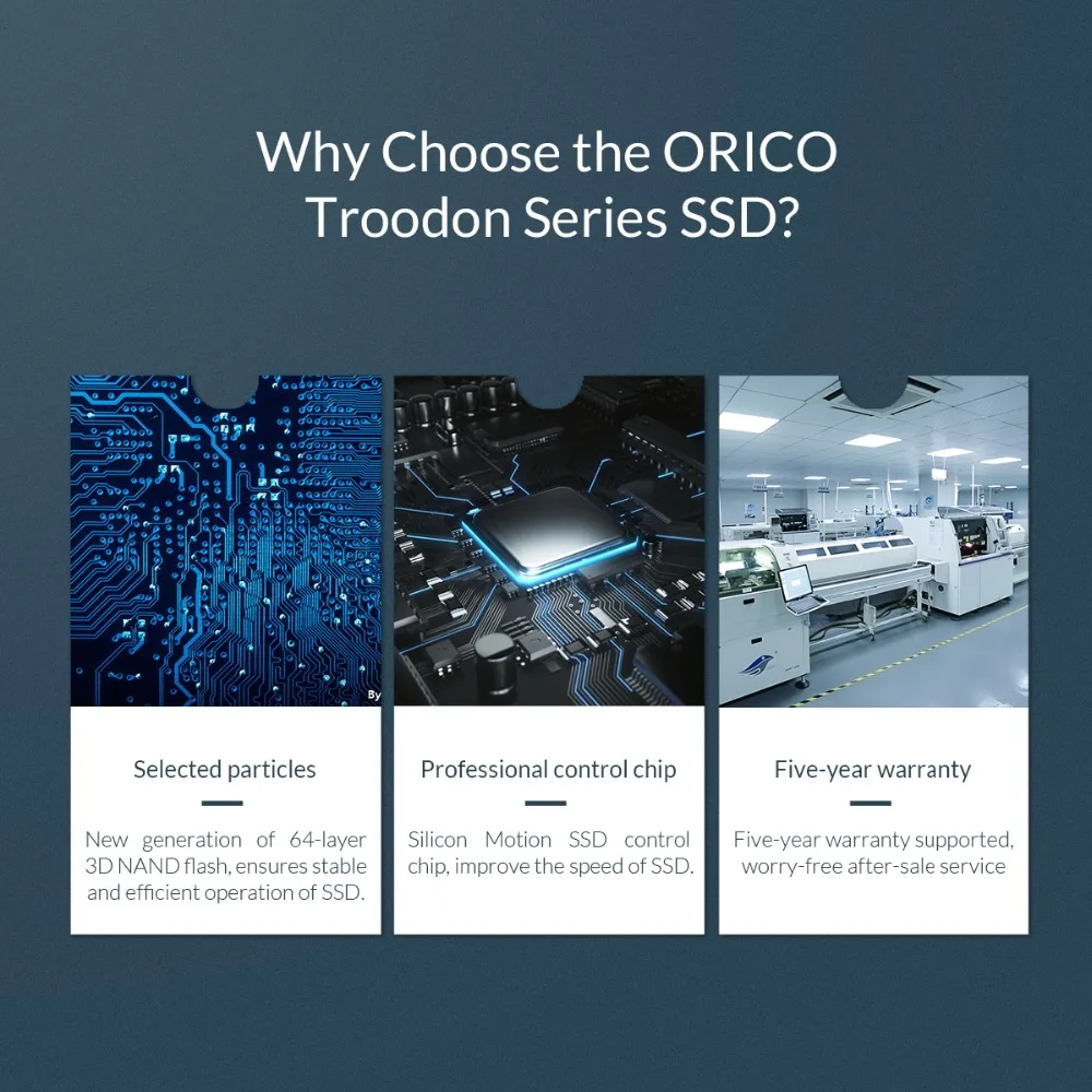 ORICO PCI-E X4 M.2 SSD M.2 NVME SSD 128 ГБ 256 ГБ 512 ГБ 1 ТБ M.2 2280 мм Внутренний твердотельный жесткий диск для настольного ноутбука