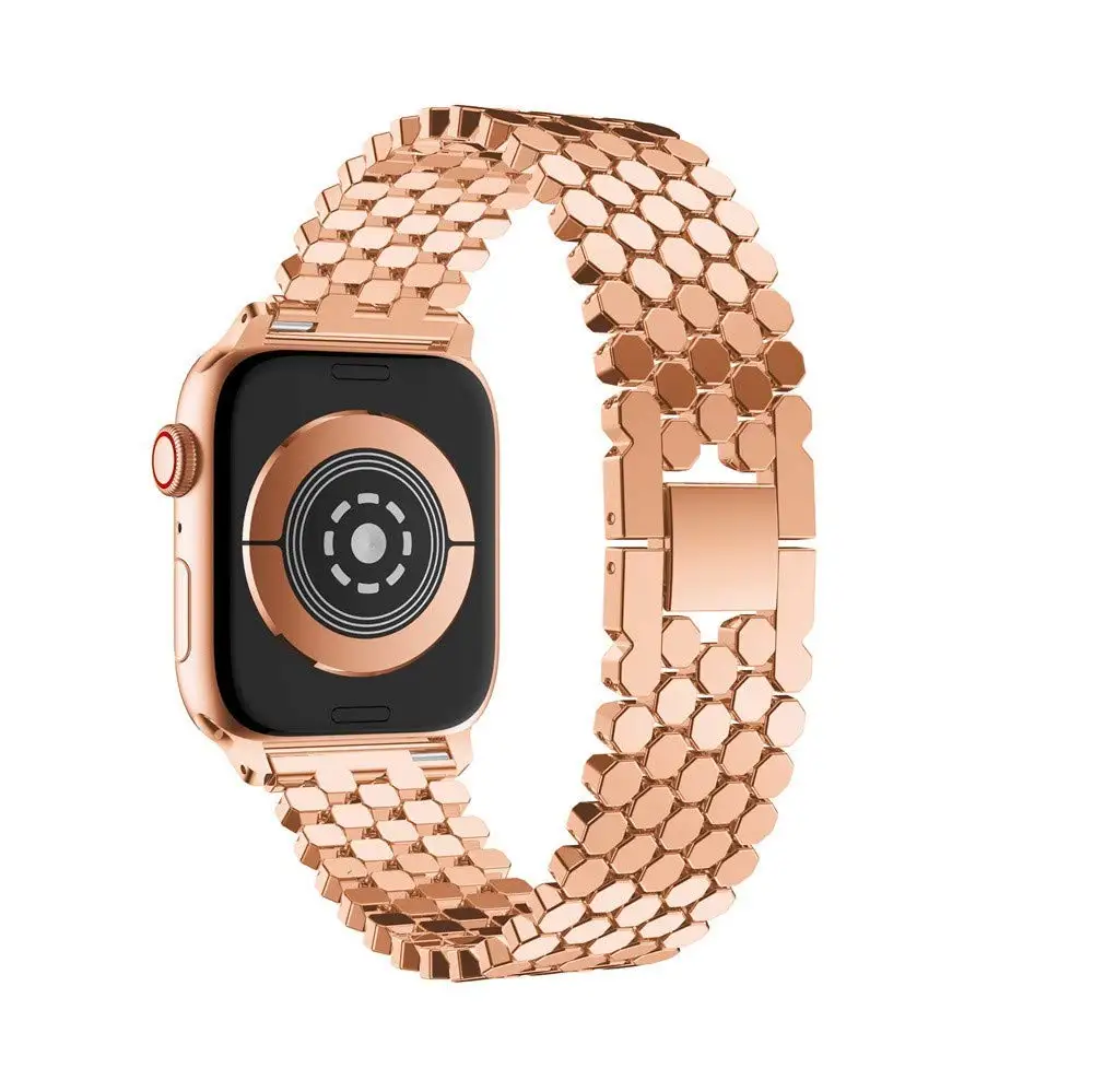 Браслет из нержавеющей стали ремешок для Apple Watch ремешок 40 мм 44 мм ремешок для Apple Watch 42 мм 38 мм iwatch 5 4 3 2 1 Аксессуары