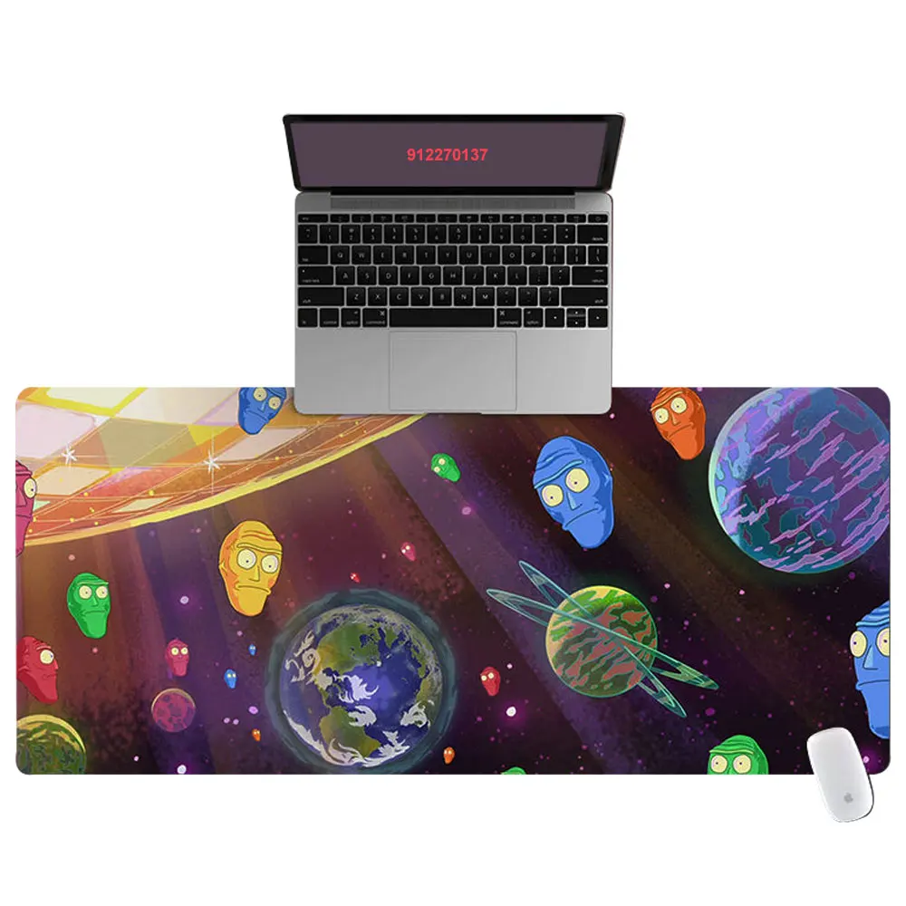 Large Office Computer Desk Mat Table Keyboard Big Mouse Pad Cartoon Universe Laptop Cushion Desk Non-slip Mat Gamer Mousepad Mat