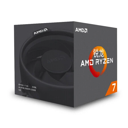 AMD Ryzen 7 2700 R7 2700 3,2 ГГц Восьмиядерный Sinteen-Thread 16M 65W ЦП процессор разъем AM4 в штучной упаковке с кулер вентилятор