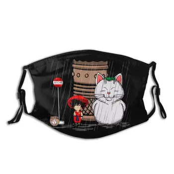 

My Neighbor Totoro Dragon Ball Unisex Washable Face Mouth Mask Printed Anti Dust Protection Cover Mouth Muffle with Filters