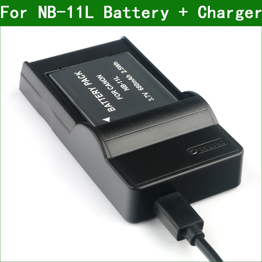 NB-11L NB11L NB-11LH NB11LH цифровой Камера Батарея + Зарядное устройство для Canon IXUS 140 145 150 155