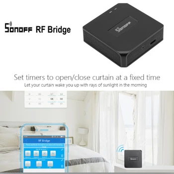 

Sonoff RF Bridge WiFi 433 MHz Replacement Smart Home Automation Universal Switch Intelligent Domotica Wi-Fi Remote RF Controller