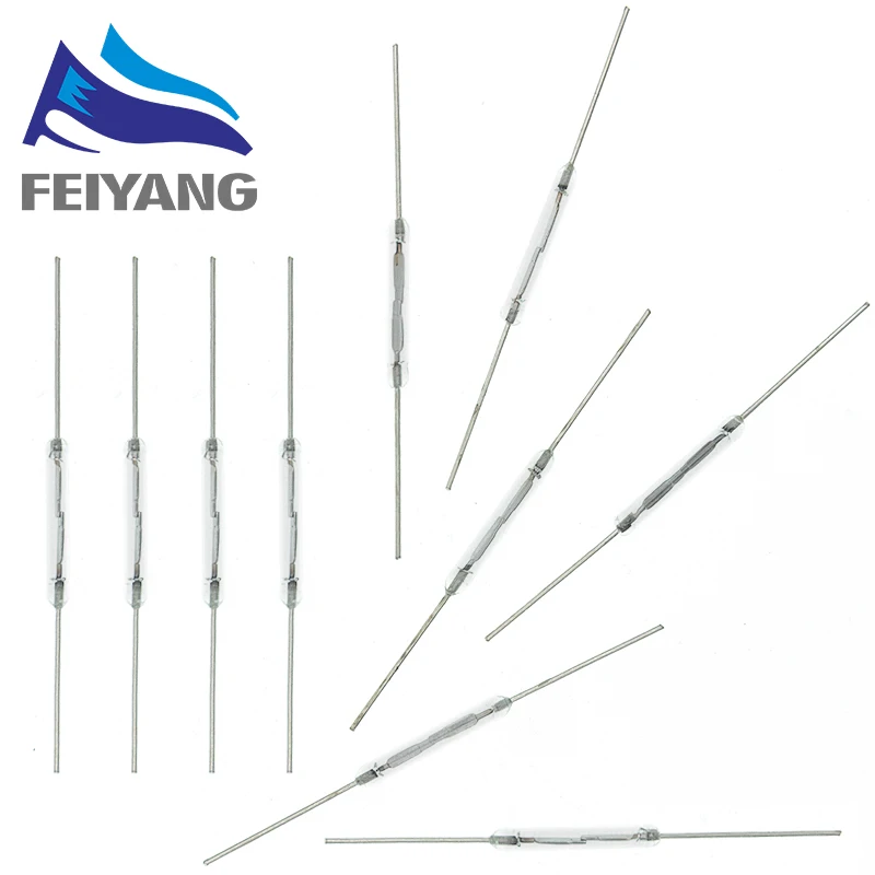 10pcs Reed Switch Normally Open Magnetic Induction 