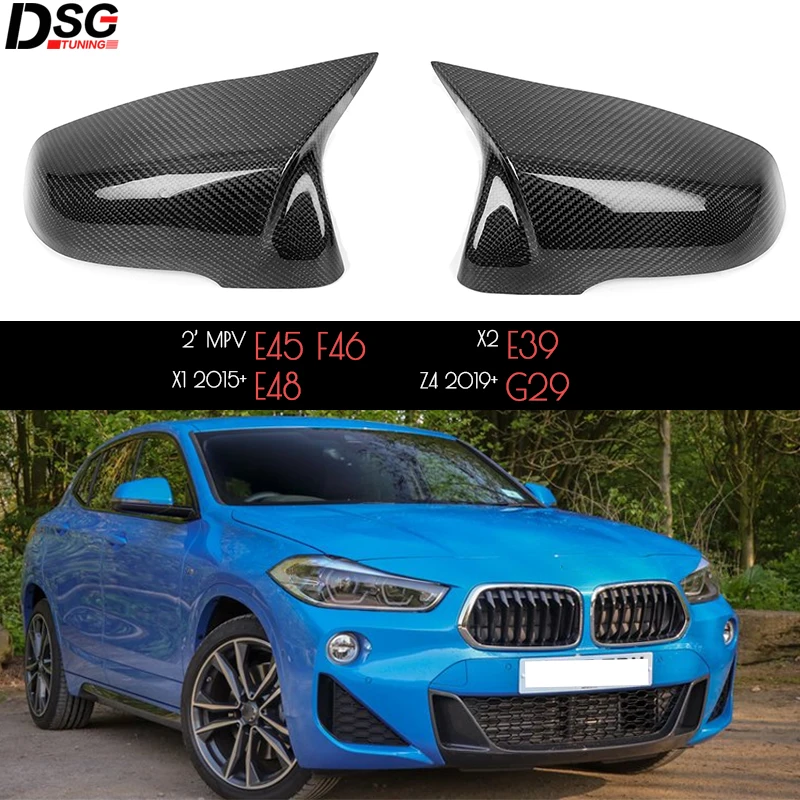 Чехлы из углеродного волокна и АБС для наружных зеркал двери BMW 2016 + X1 (F48) X2 (F39) 2019 Z4