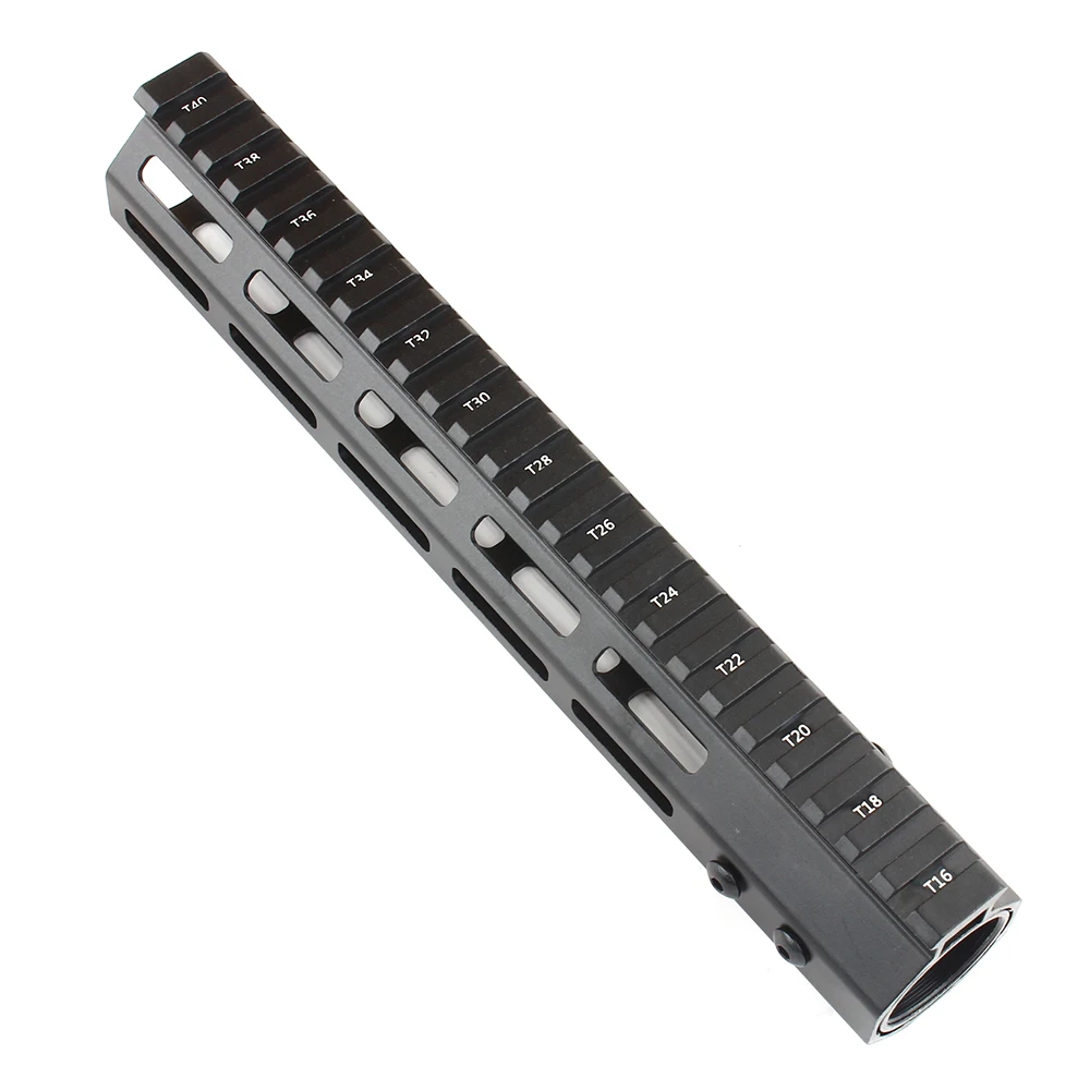 AR15 M4 M16 M LOK Handguard 7 "/10"/12 "/15" Сверхлегкий тонкий плавучий алюминиевый