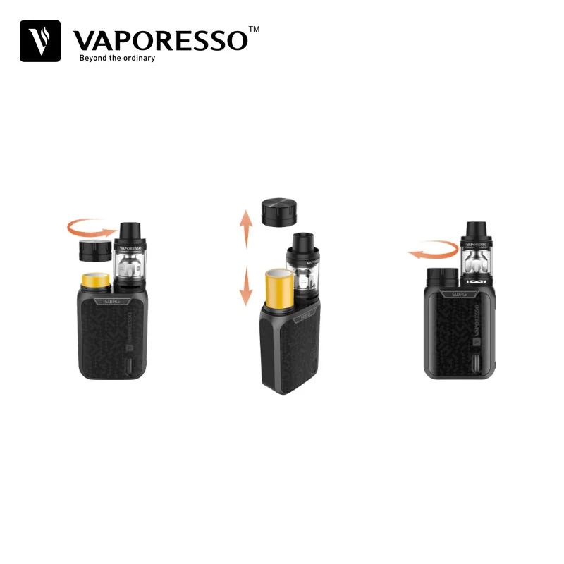 Набор электронных сигарет Vaporesso Swag 18650 TC бокс мод с баком для вейпа NRG 3 5 мл