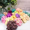 50pcs/lots 16cm simulation large hydrangea flower head silk flowers wedding decoration headdress DIY flower wall accessories ► Photo 2/6