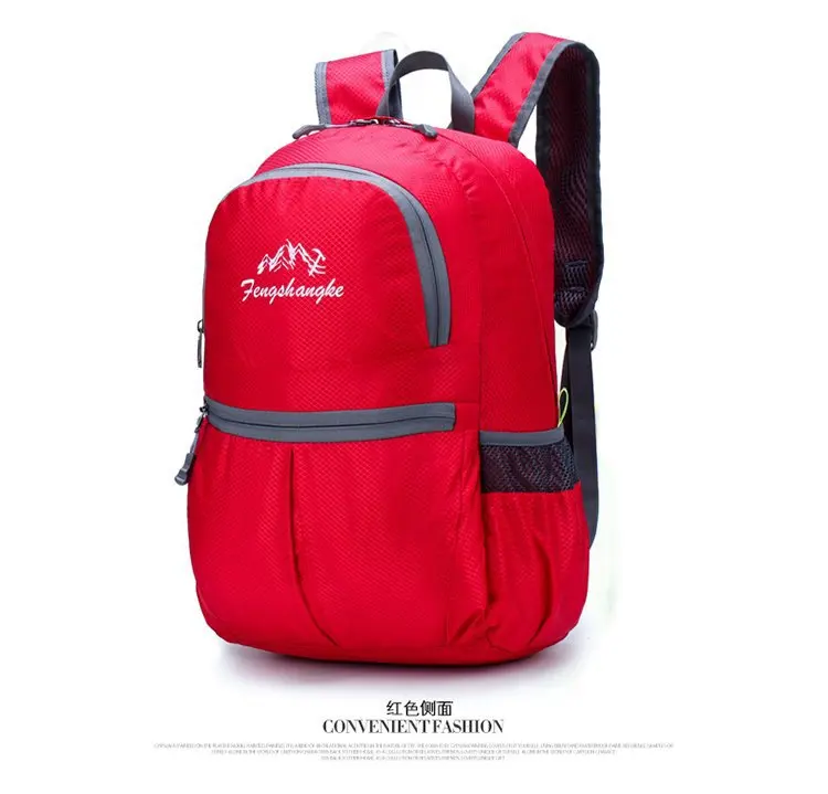 Стиль складной рюкзак водонепроницаемый нейлоновый рюкзак альпинистская сумка Открытый спортивный рюкзак настраиваемый логотип
