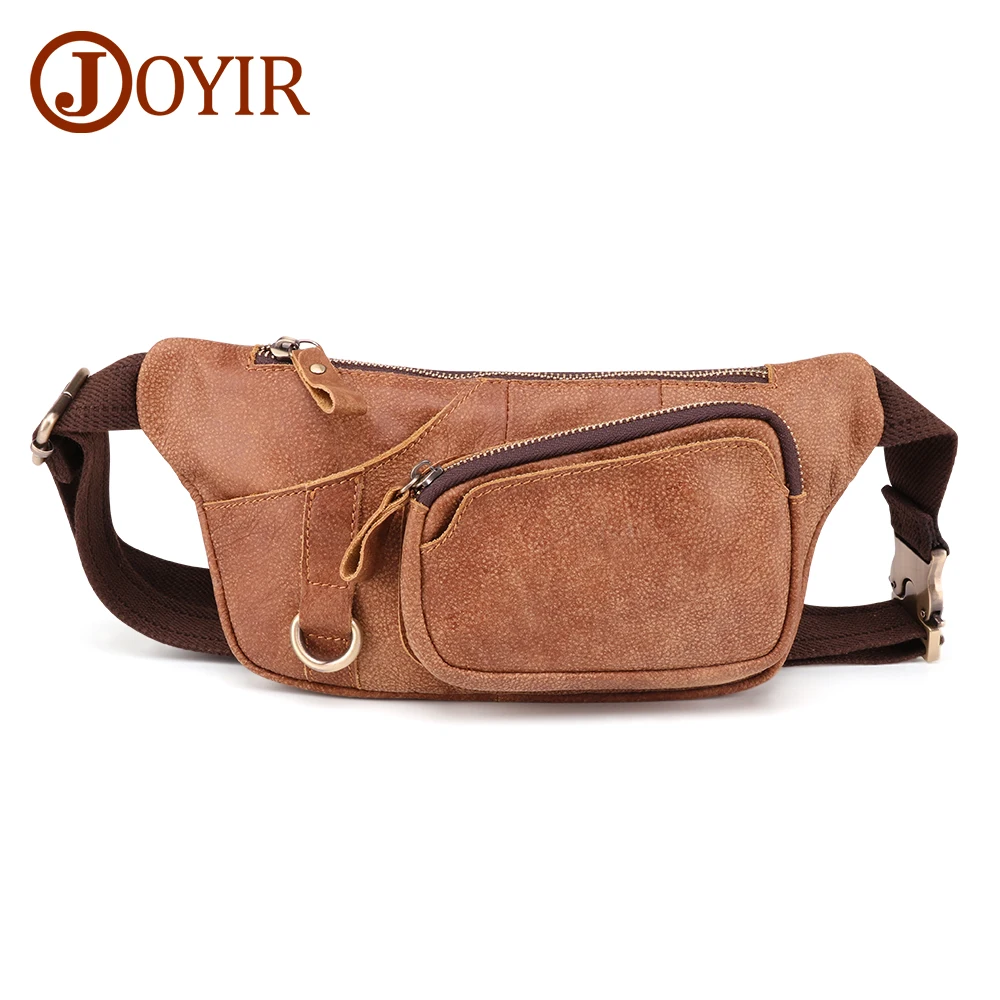 

Genuine Leather Waist Bag Men Women's Belt Bag Casual Waist Packs for Phone Pouch Travel Chest Bag Crossboby Shoulder Bag