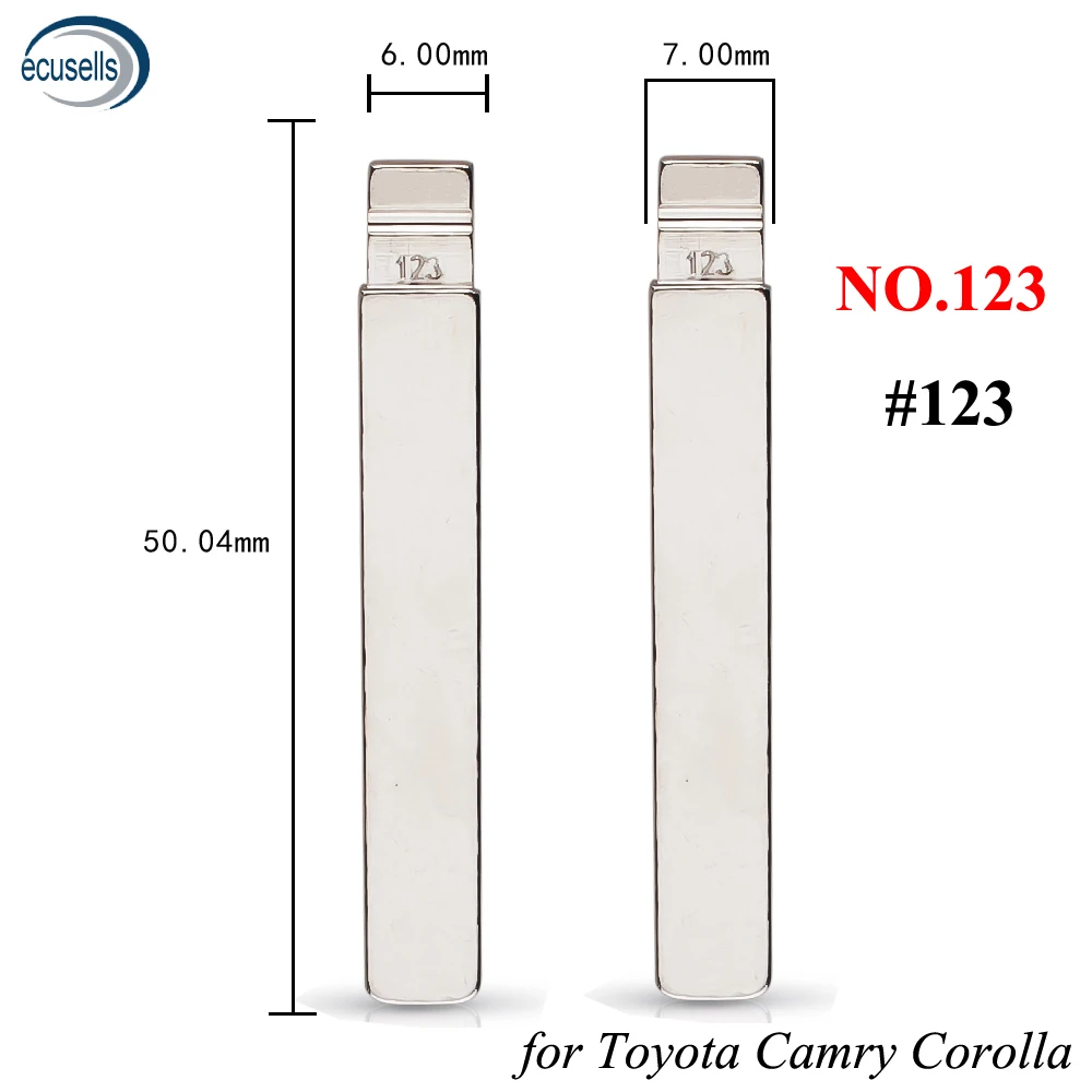10PCS NO.123 Universal Remotes Flip Key Blade 123# for Toyota Camry Corolla KD Remote | Автомобили и мотоциклы