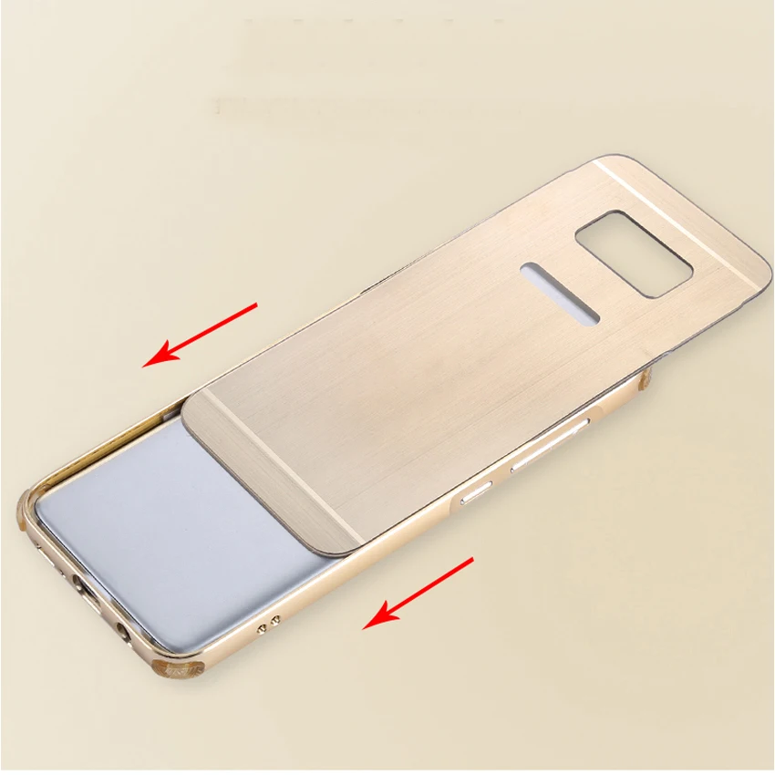 Nohon для samsung Galaxy S8 Plus чехол противоударный металлический Алюминиевая Матовая рамка PC задняя крышка для Galaxy S8 S8 Plus S8+ чехол Coque