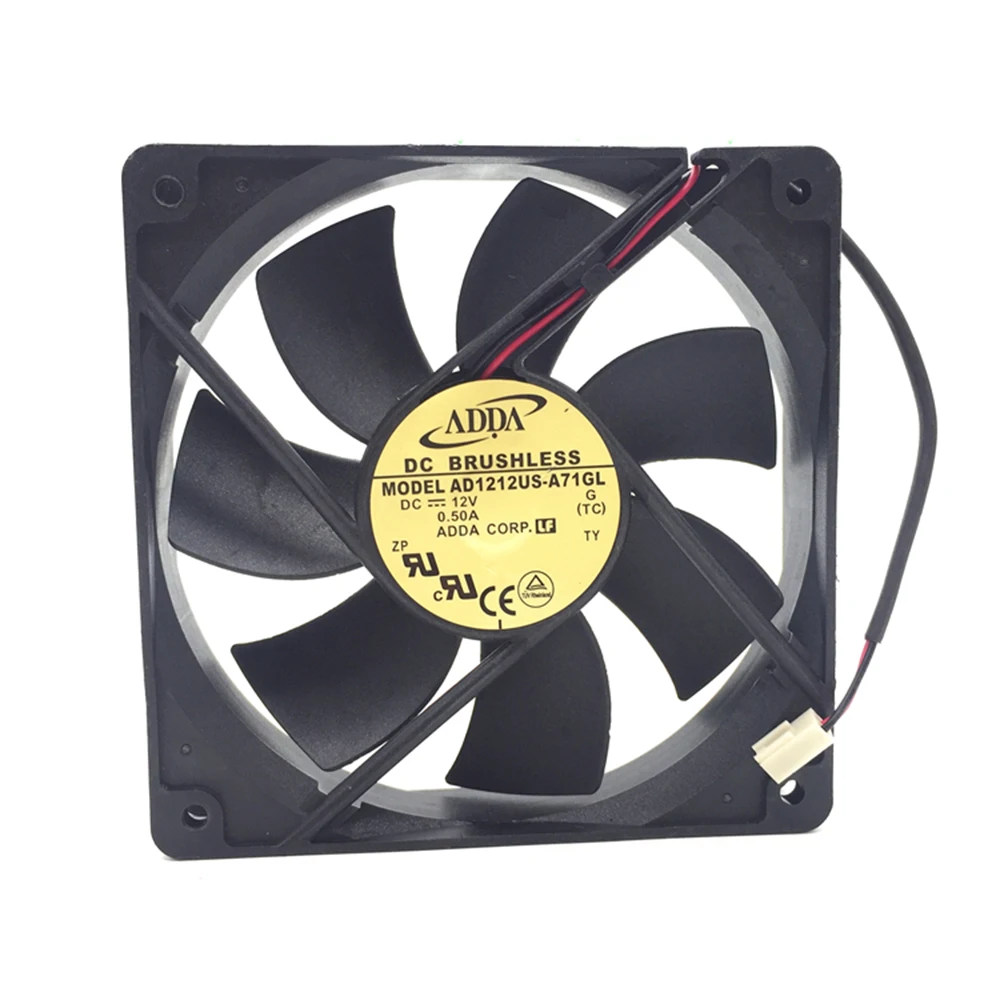 Для ADDA 12V 0.50A 12 см Φ 12025 120x120x25 мм air AD1212US A71GL Вентилятор