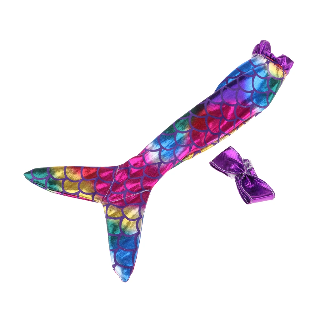 Popular Mermaid Dress Swimwear Bathing Suit For  Dolls Dress Up Colorful